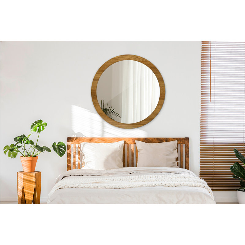 Huldar Glass Flat Wall Mirror