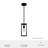 Squire Manor 1 - Light Rectangle Mini Pendant-74777654