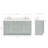 Hamlet 67'' Double Bathroom Vanity with White Quartz Top-93068168