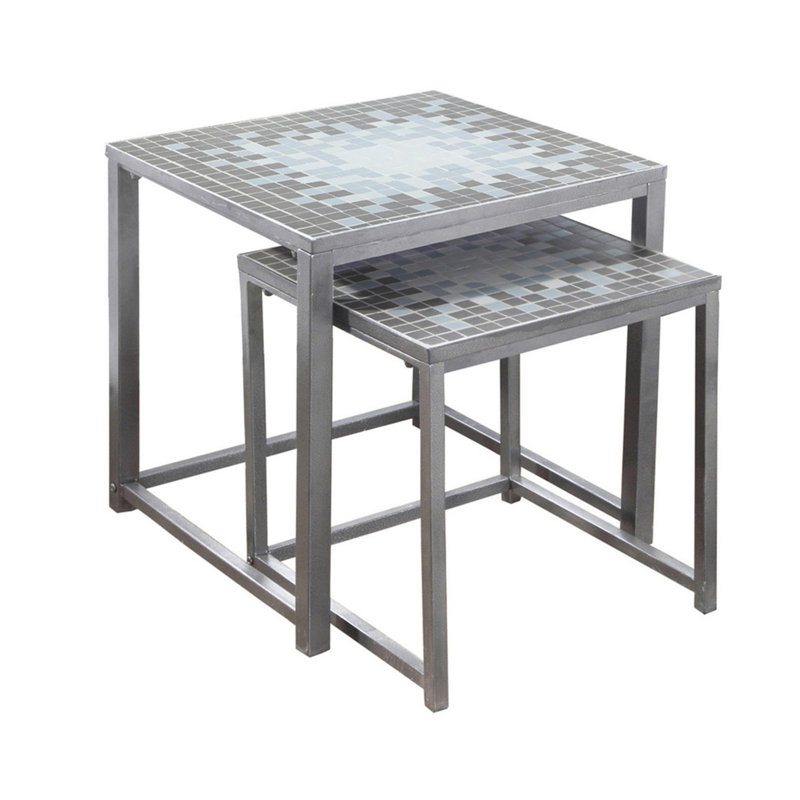 Ensemble de 2 tables de bout Quinn Nesting