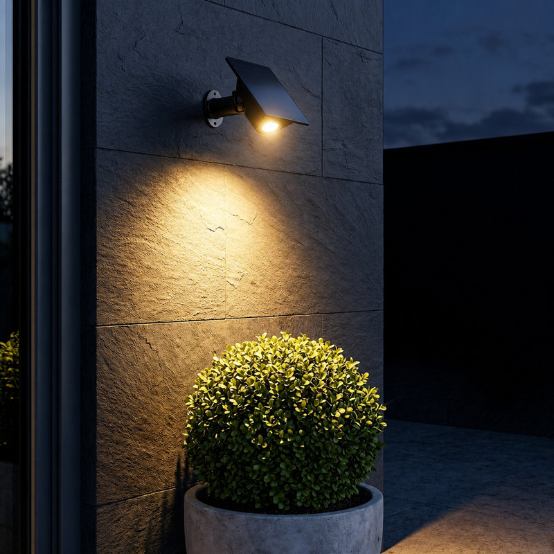 Solar Powered Integrated LED Pathway Light