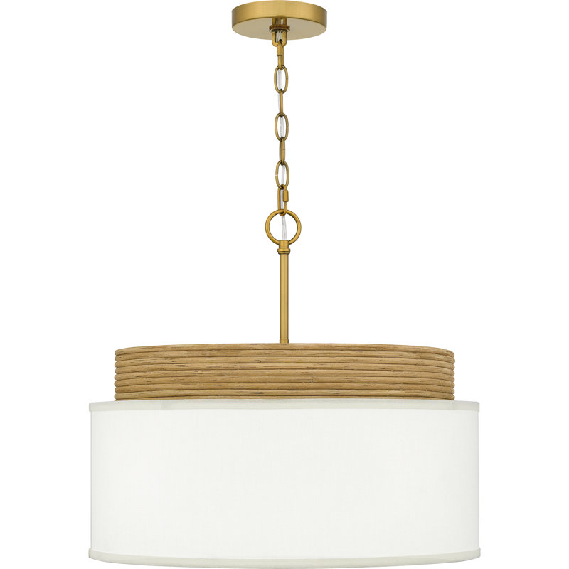Sayan 4-Light Brushed Gold Pendant Light