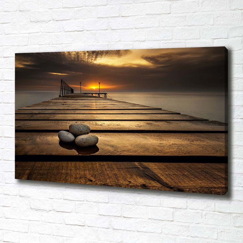 Peaceful Place - Wrapped Canvas Print, 80 cm H x 120 cm W x 2 cm D