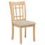 Ensemble de chaises de salle à manger en bois de chêne clair Davis (ensemble de 2)
