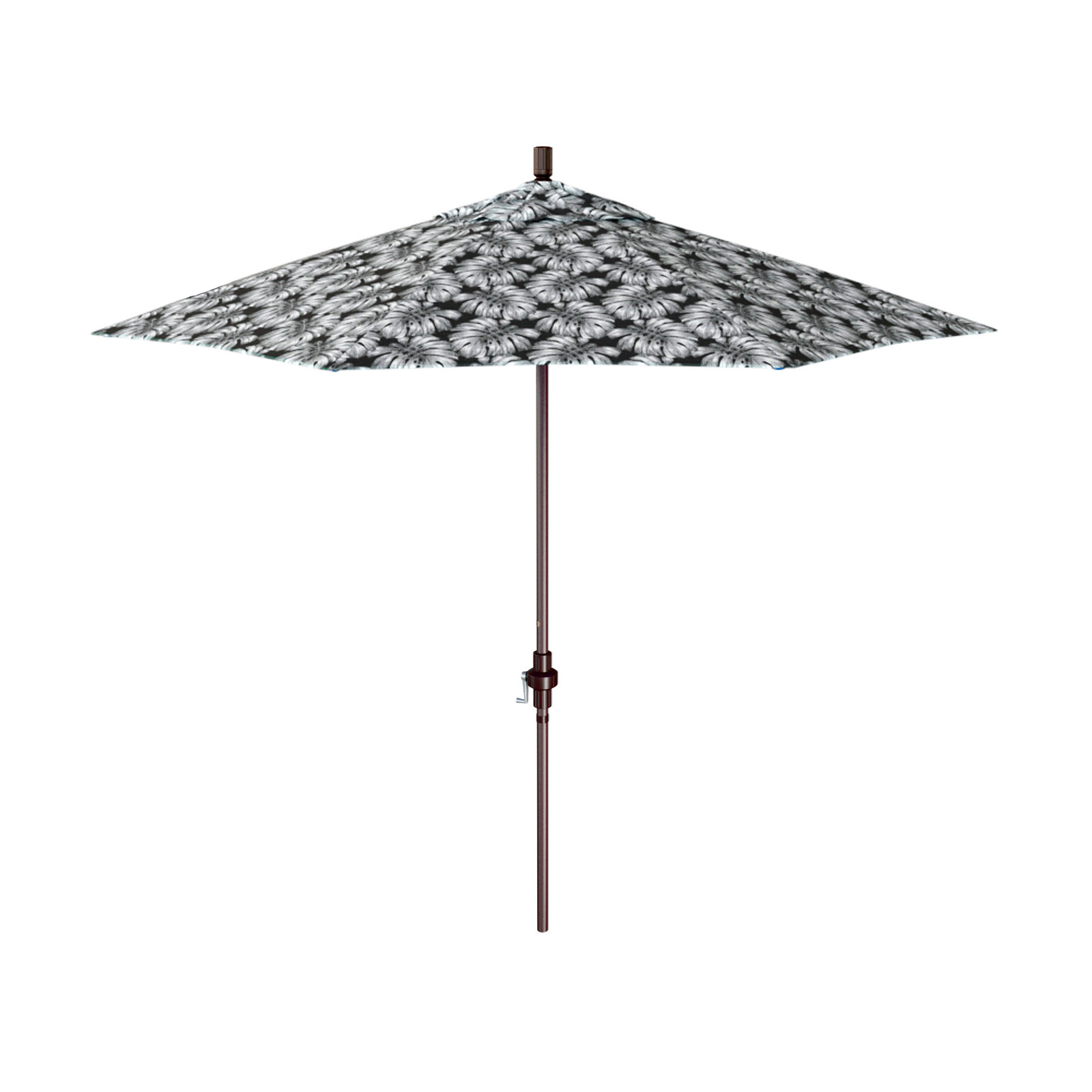 Santana 9' Umbrella, Palm Graphite - Pacifica Premium