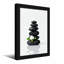 Pierres zen pierres noires fleur blanche équilibre zen harmonie reflet paisible-649023045-649023047-649023064