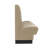 QA Group Olympic Style Single Restaurant Booth Seating - Plain Back Design-107134065-107134066