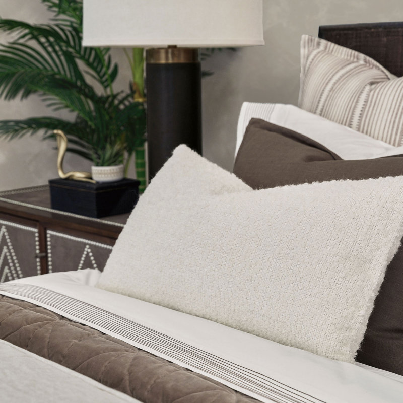 Kelso Wool Lumbar Pillow Cover & Insert