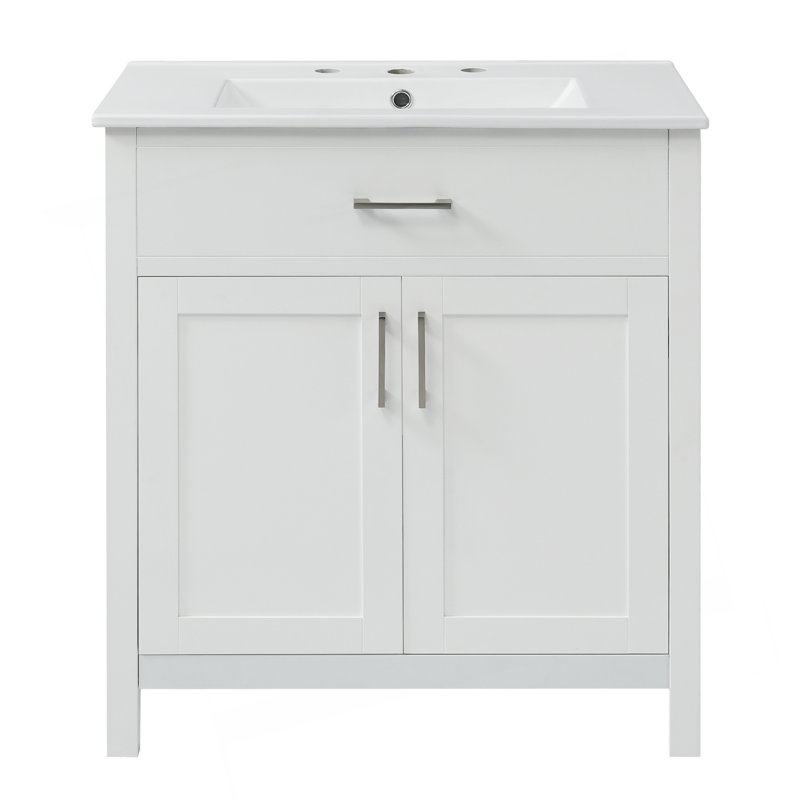 Meuble-lavabo sophistiqué avec d'excellentes caractéristiques et une qualité durable, Blanc