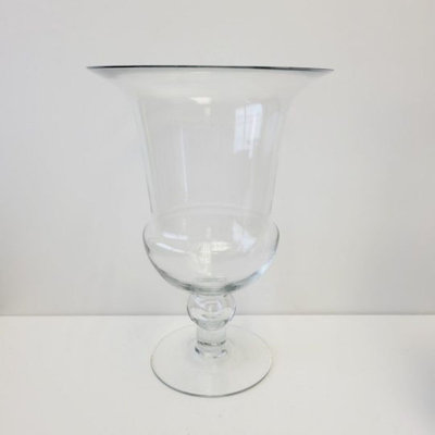 Vase de table en verre transparent 12 "Deaquan