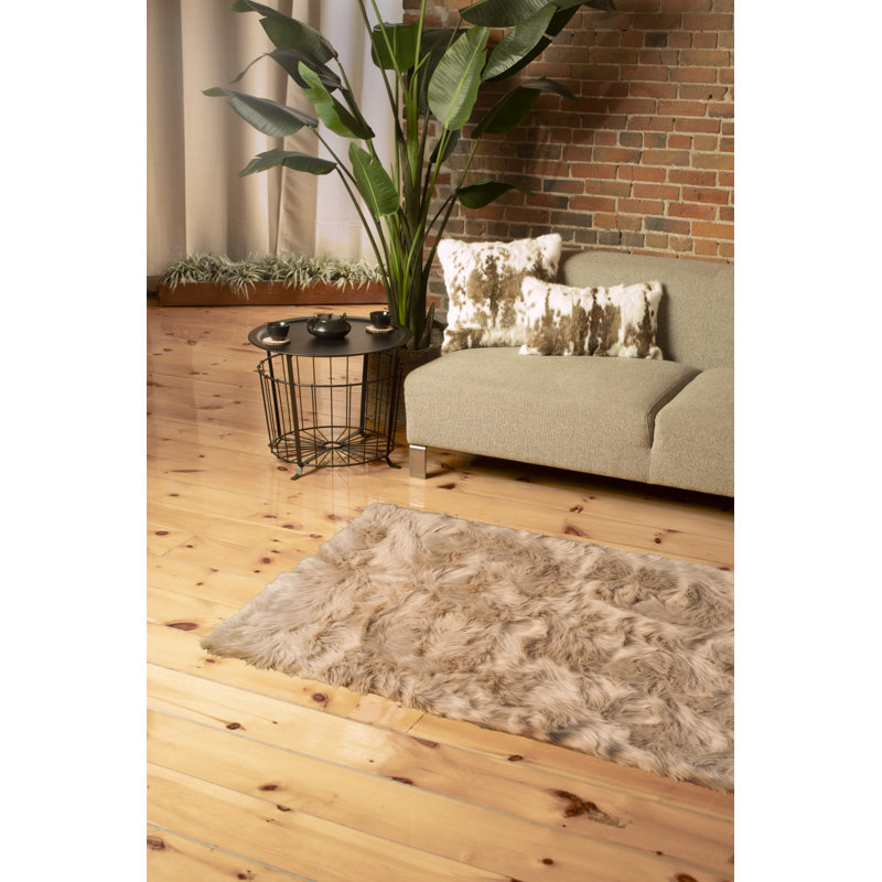 Tapis taupe antidérapant 3 pi x 5 pi