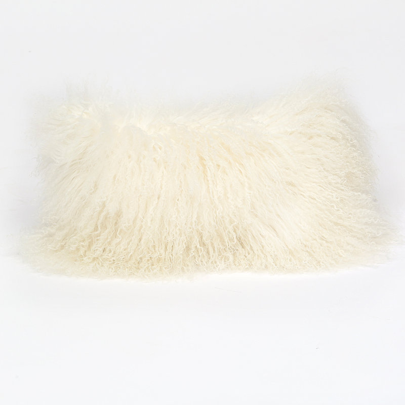 Wool Pillow Cover & Insert, Camel, 18" x 18"
