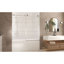 Douche de salle de bain luxueuse en verre trempé antidéflagrant 60 x 60 po