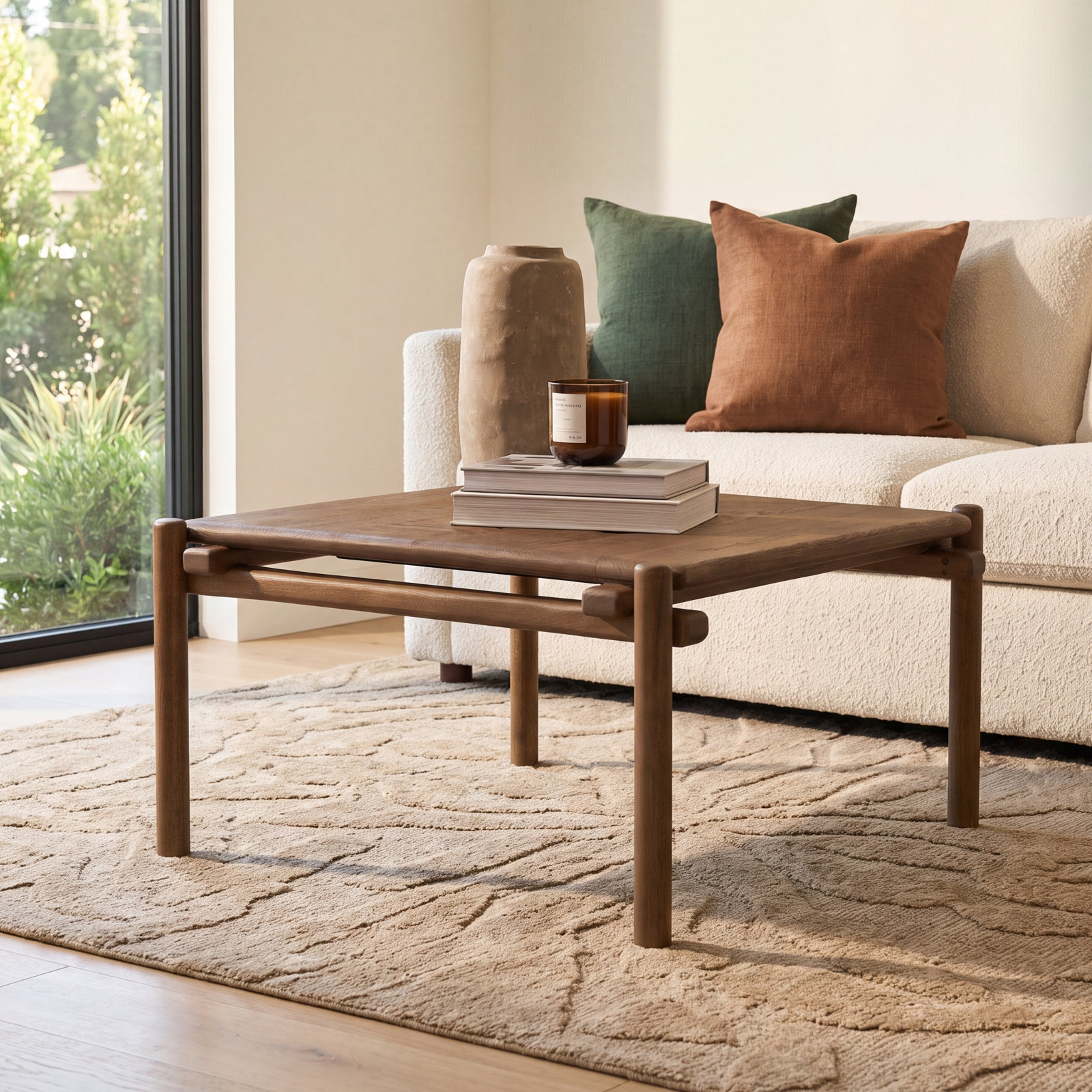 28" Oak End Table