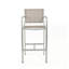 Ensemble de 2 tabourets 29,50 "avec cadre en aluminium antirouille