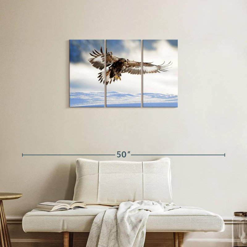 Brampt Norwegian Golden Eagle, 20" H x 33" W
