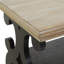 Console à 2 tablettes avec plateau en bois brun Czajkowski-1343721248
