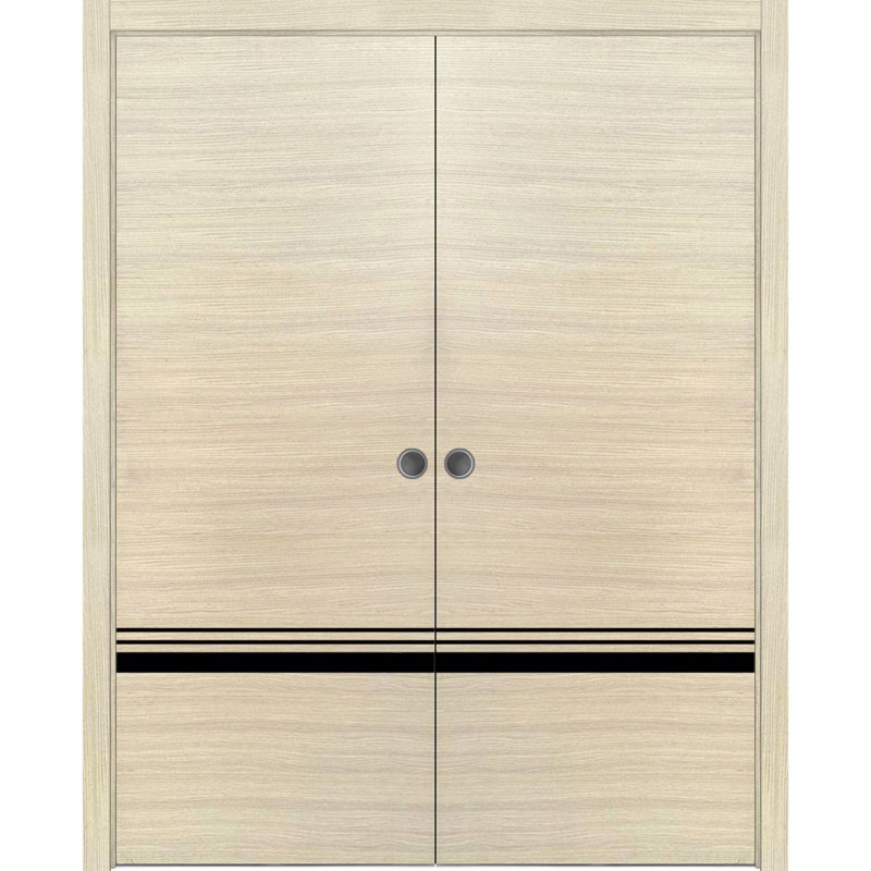 Portes françaises en bois massif massif, 72 po x 80 po
