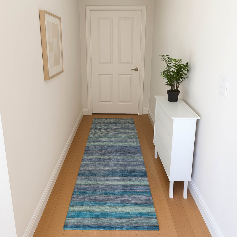 Premium Machine Washable Marasco AMF1639 Stripes Rug, Runner 2'3" x 7'6"