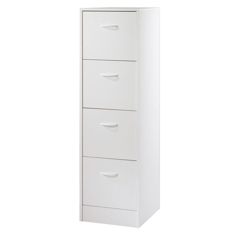 Caulkins 41.4cm Wide 4 -Drawer File Cabinet, White