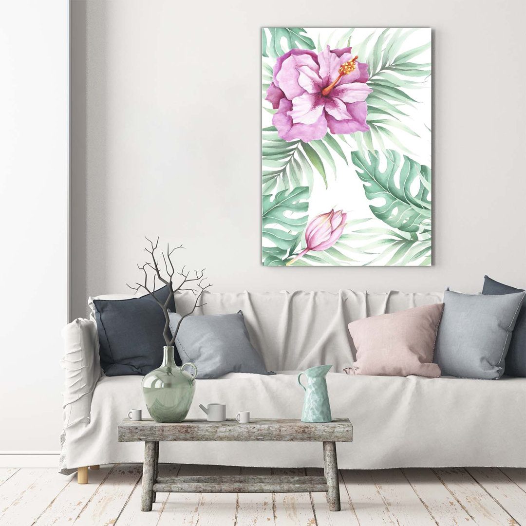 Hawaii-Muster - Kunstdrucke auf Leinwand - Wrapped Canvas