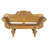 Halifax Console Wooden Patio Bench