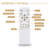 Starry Night Light 28" LED Gold Ceiling Fan with Dimmable Light and Remote Low Profile Fans