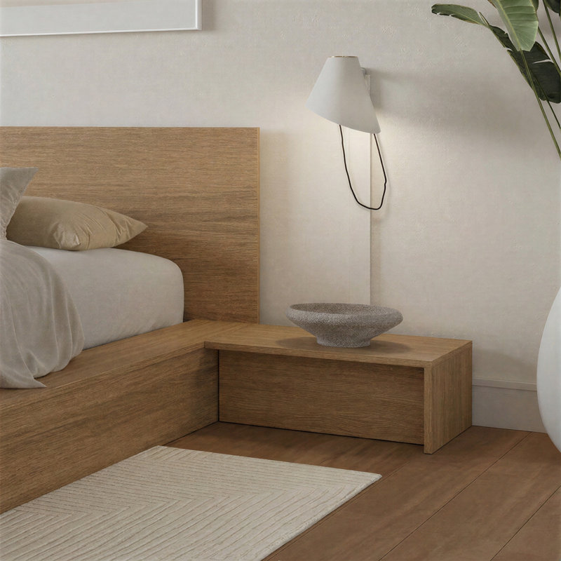 Makoa Nightstands Set Of 2, Brown