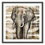 «Aivy Safari Elephant», impression encadrée