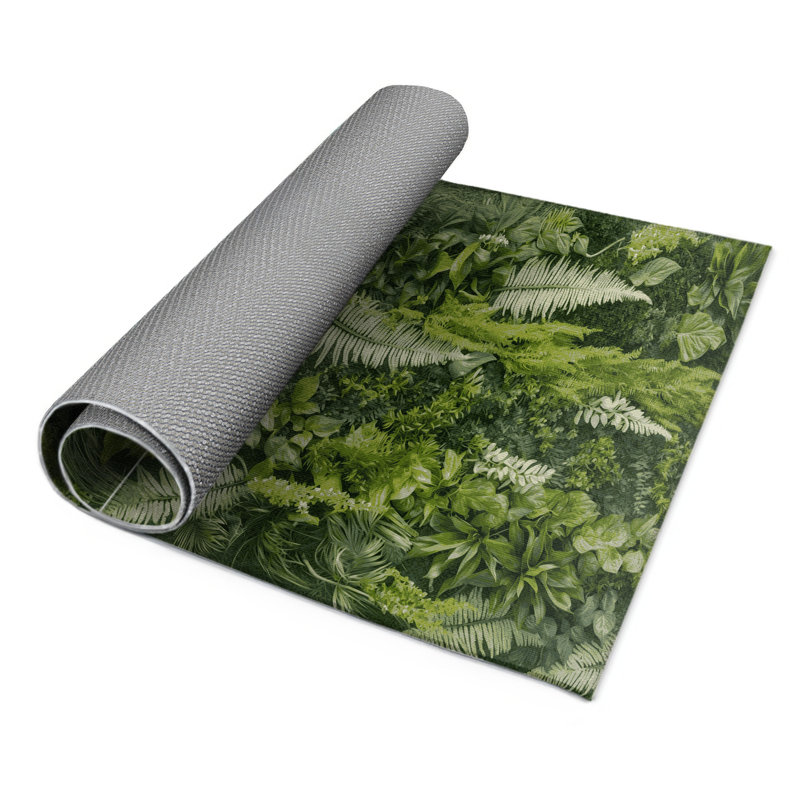 Tapis d'intérieur et d'extérieur vert Nature, Rectangulaire 3 pi x 5 pi
