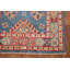 Tapis décoratif bleu Kazak