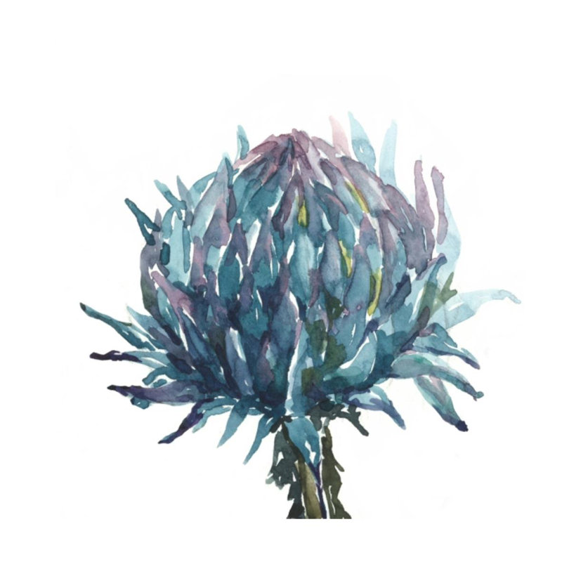 Naturel VI par Beverly Fuller - Peinture, Couche de verre, H 20 po x l 20 po x P 1,5 po