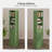 3-Shelf Tall Thin Bathroom Storage Cabinet