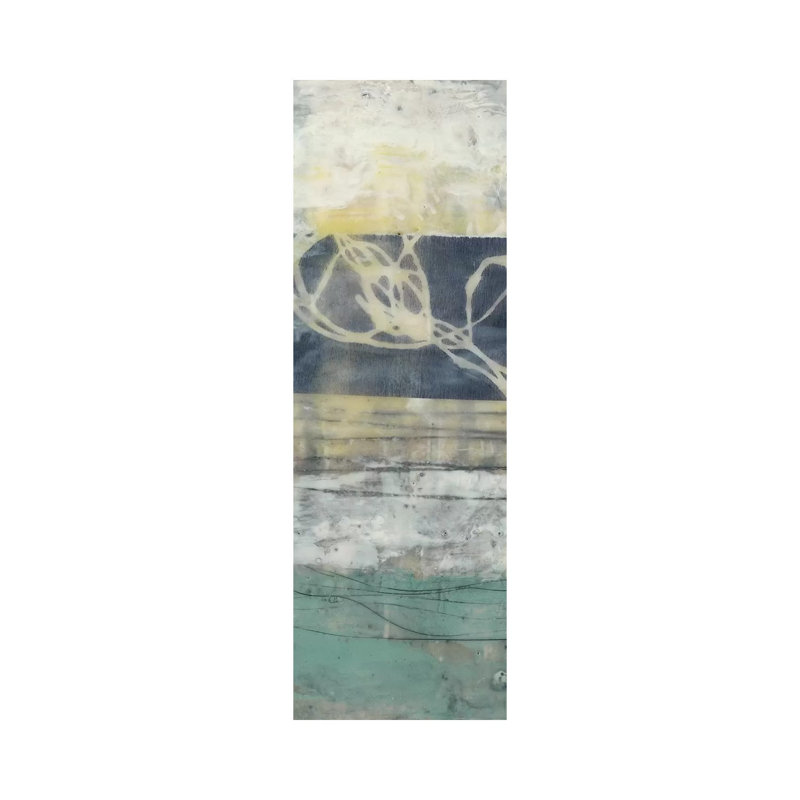 Lines And Waves I by Jennifer Goldberger - Wrapped Canvas Panoramic Painting, 30.48 cm H x 91.44 cm W x 1.91 cm D