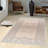 Stylish Woven Carpet, 4 x 6 Feet, 100% Polyester | Antibacterial, 3D Digital Printing, Non-Slip PVC Felt Dot Underside | Machine Washable, 0.4 in Pile Height, Perfect for Living Room & Bedroom Decor-1702712354