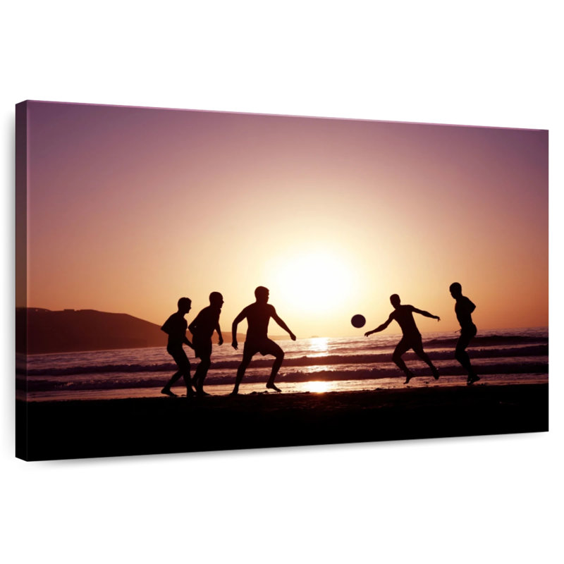 Sireci Beach Soccer Silhouette