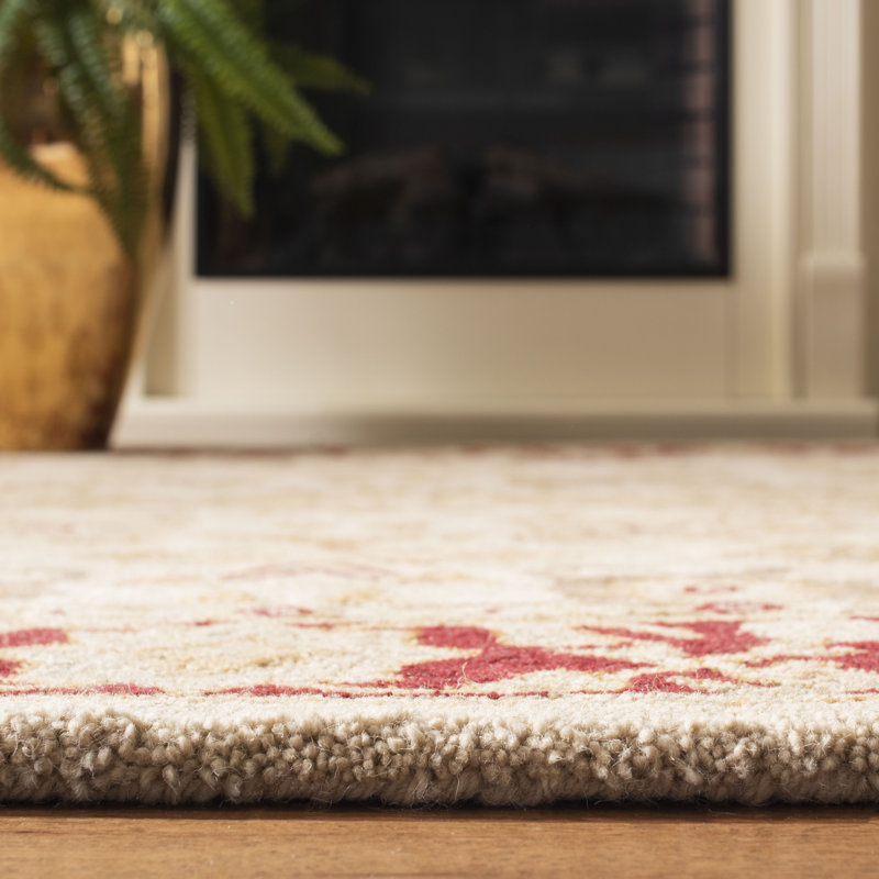 Tingley Hand Tufted Wool Pile Oriental Rug, Rectangle 4' x 6'