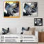 Bright Blue Smooth Abstract I - Abstract Spirals, art mural-329656752-329656756