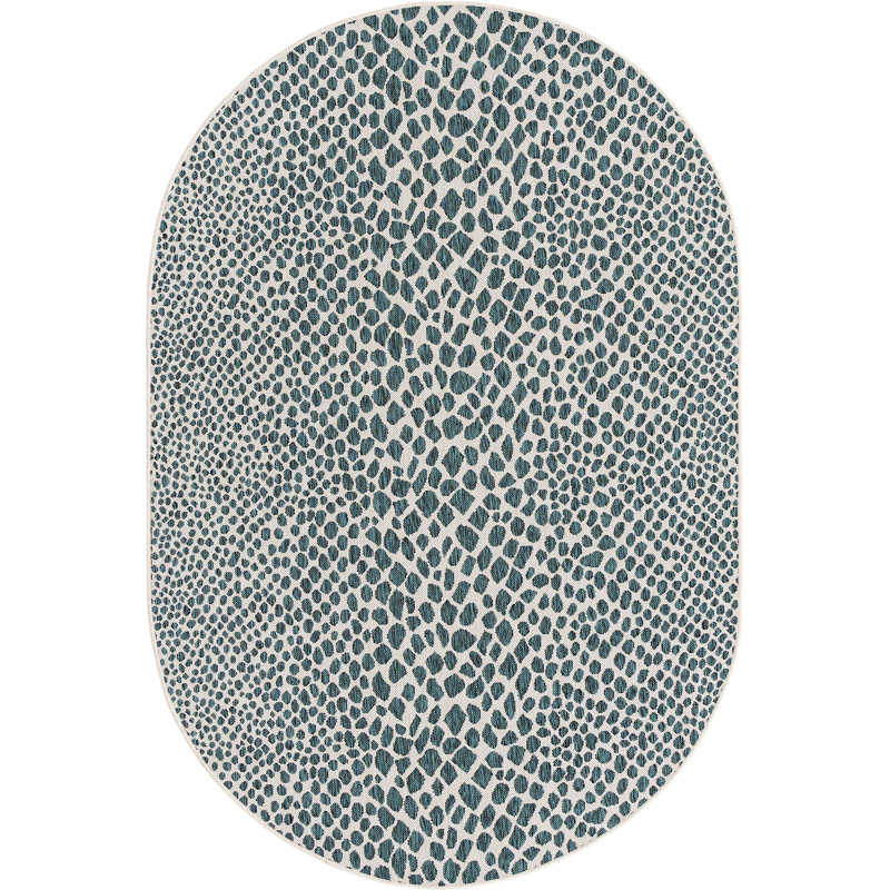 Tapis d'extérieur Destiny, Ovale 5 pi 3 po x 8 pi