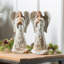 Straussview Ange avec statuaire en bois sculpté