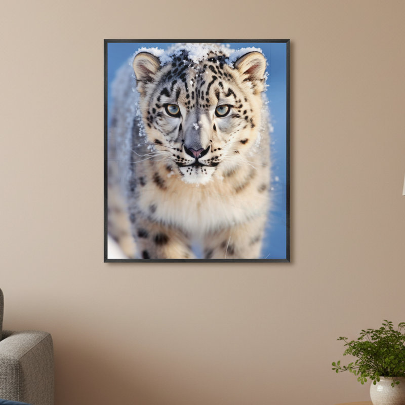 Single Picture Frame LED Illuminated Wall Art Wall Art on Glass / Aluminium, 60 cm H x 50 cm W