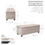 Fabric Upholstered Storage Bench-1738531535