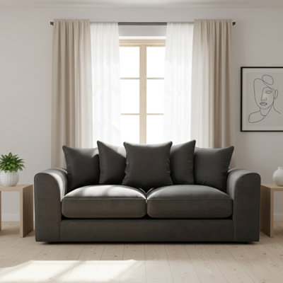 3 Seater Velvet Sofa