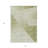 3' X 5' Sage And Artichoke Green Abstract Washable Indoor Outdoor Area Rug