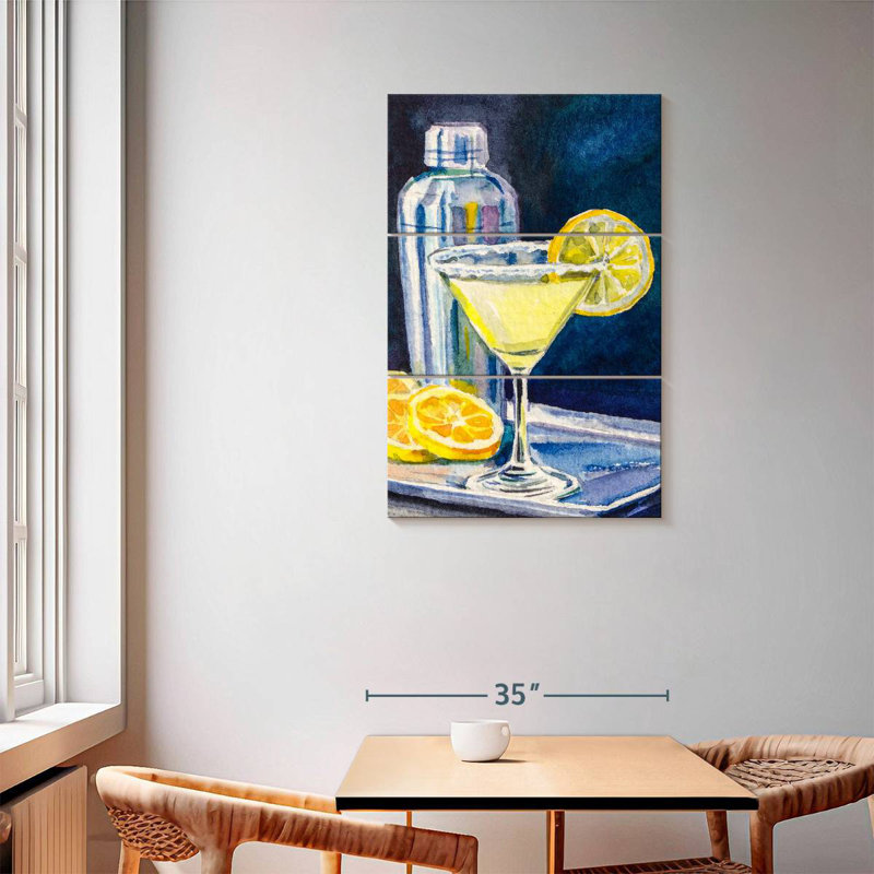 Yarlin Lemon Martini, 57" H x 36" W