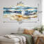 Coastal Seagull The Watchful Gull I - Art mural mouette - Art mural moderne sur toile, diamant
