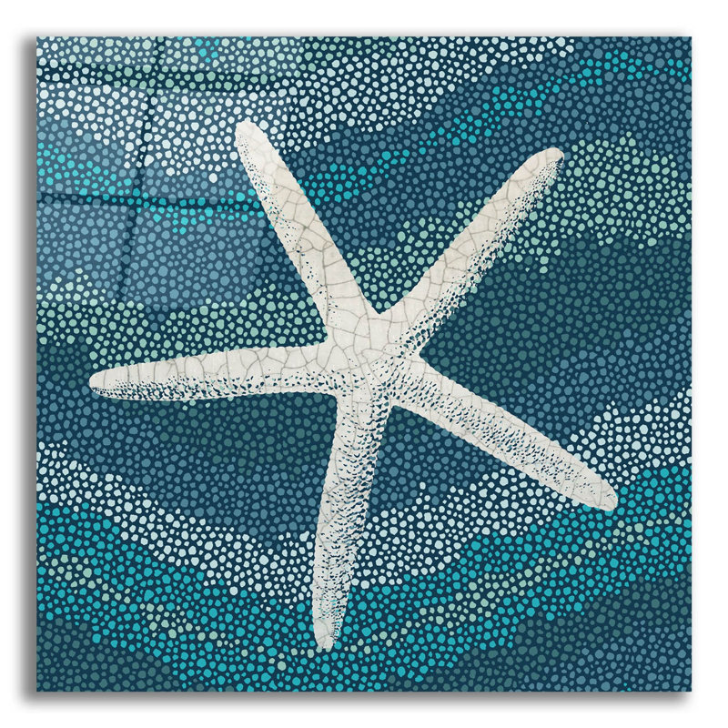 «Sea Glass IV» par Wild Apple Portfolio, art mural en verre acrylique
