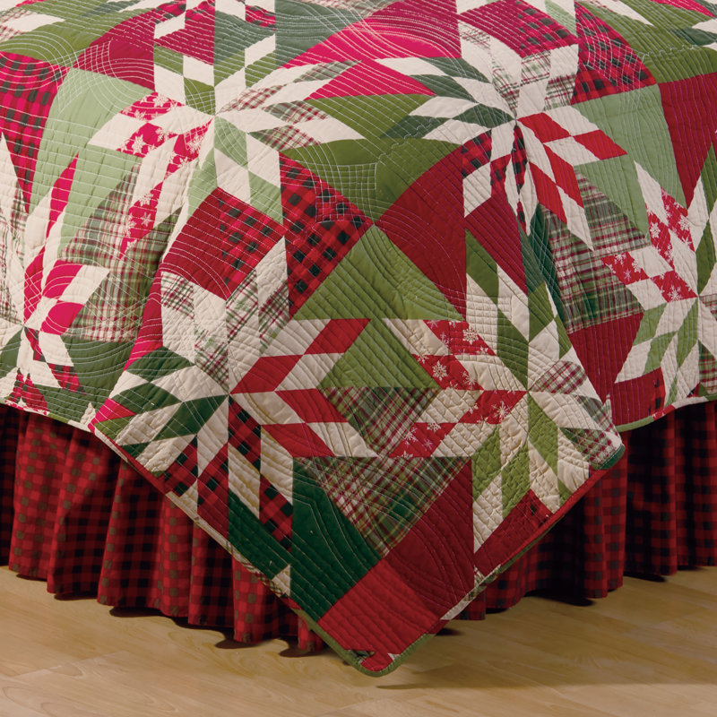 Ensemble de courtepointe réversible Northlyn, Double / Grand
