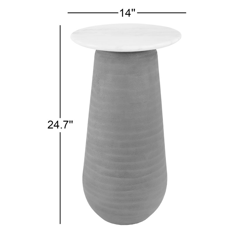 Genelle Marble End Table