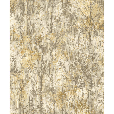 Rouleau de papier peint floral L 33 pi x l 21 po Floral